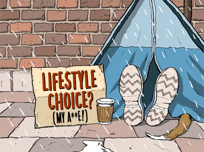 Lifestyle Choice? (My A**e!) Rough Sleeping Drama at Valley Theatre